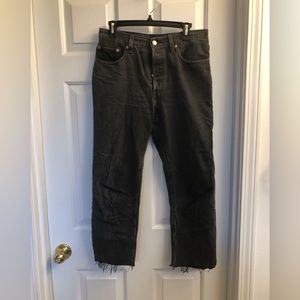Levi’s 501 straight crops
